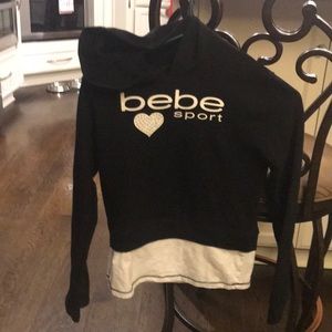 Girls hooded Bebe sport shirt